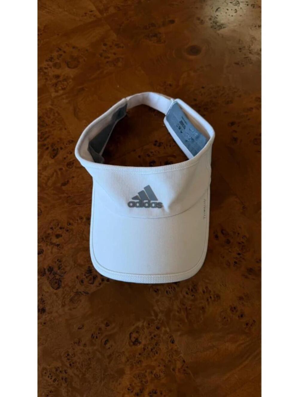 Adidas white climate visor